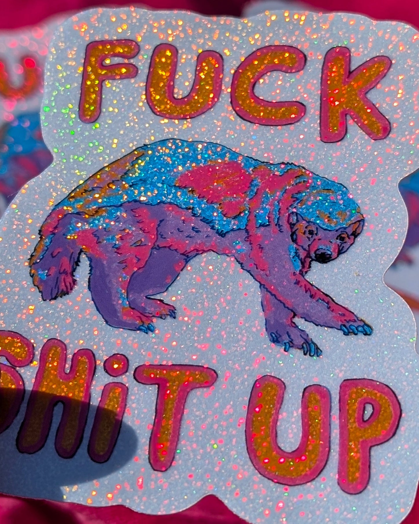 Bad Badger | sticker + magnet